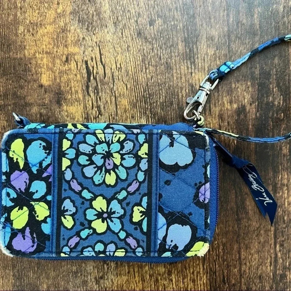 Vera Bradley Handbags - Vera Bradley Indigo Pop wristlet/wallet/phone holder